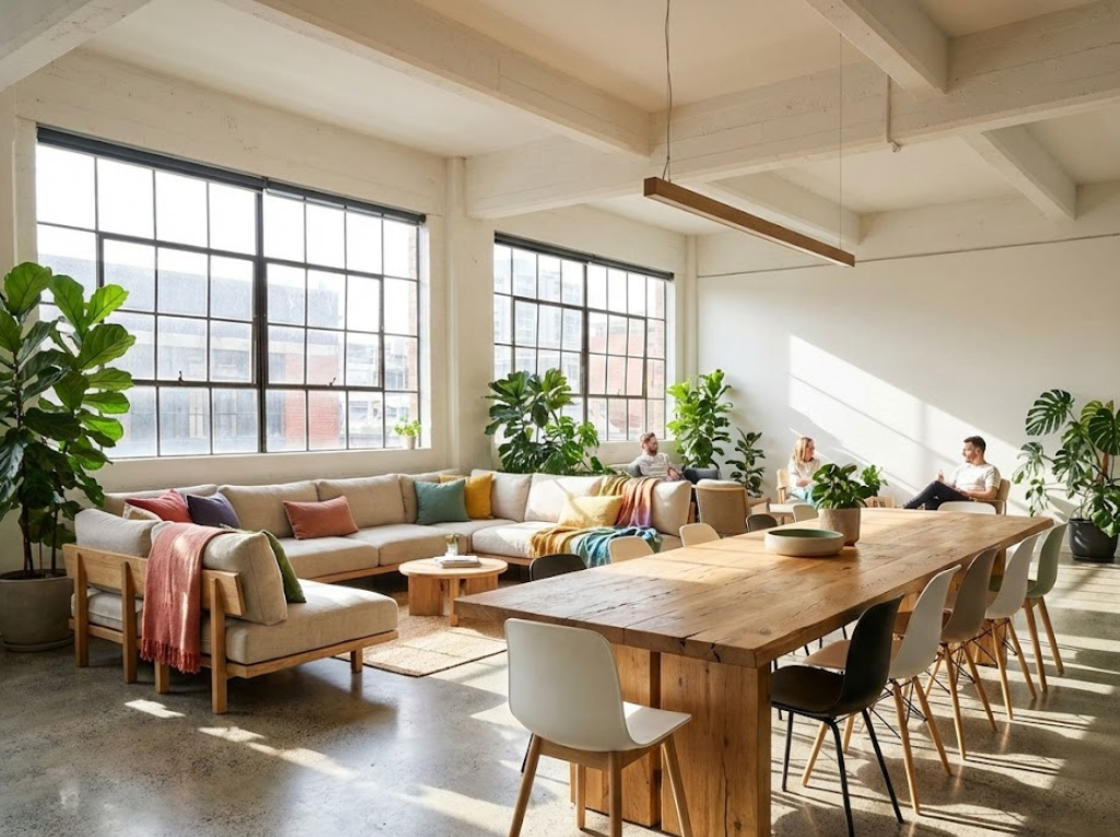 シェアハウス・コワーキング活用イメージ